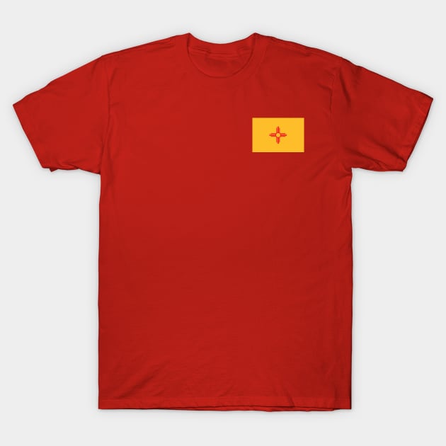 New Mexico State Flag T-Shirt by stayfrostybro